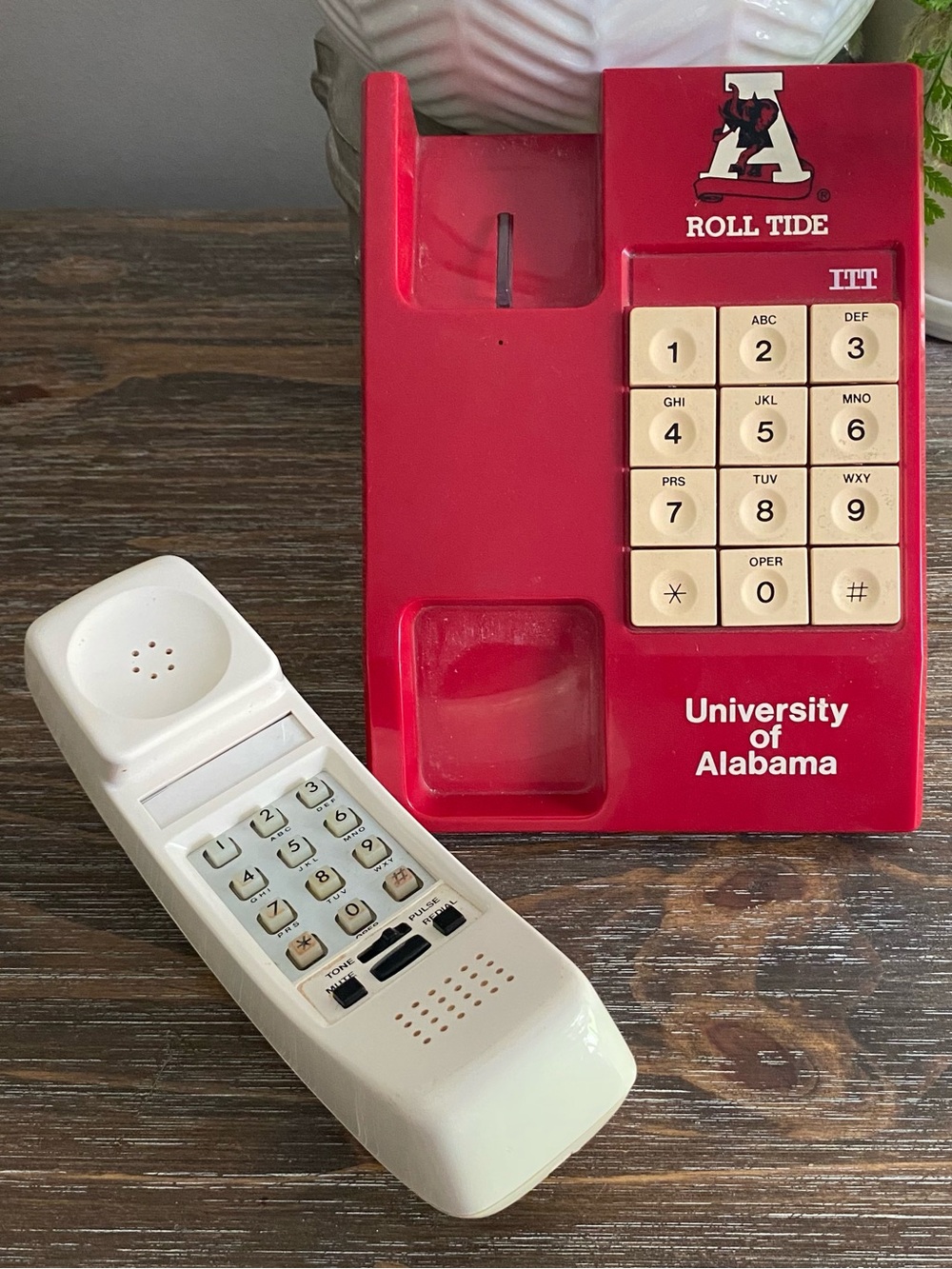 RARE Vtg University of Alabama Phone Landline w/ Cable Collectible - Picture 6 of 6
